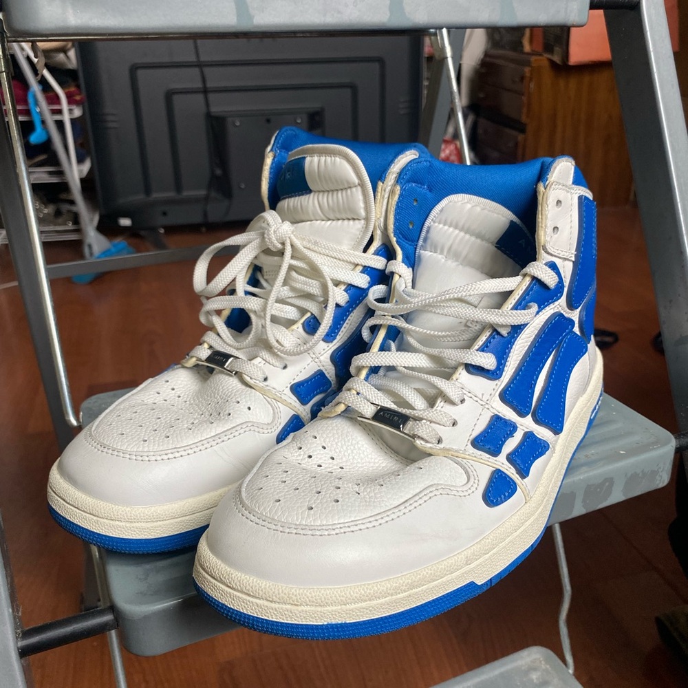 Skeleton Mike Amiri High-Top Sneakers